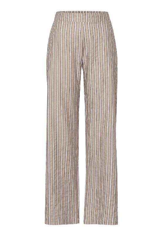 Women's Outerwear Apparel Urban Casuals Pants | Earthy Stripe 78713-2370