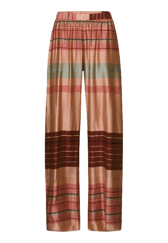 Women's Wedding Apparel Hannah Pants | Earth Tanned Stripe 74859-2166