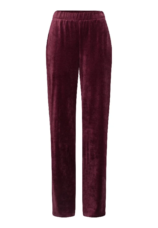 Women's Casual Garments Favourites Pants | Ruby Wine 78772-2423