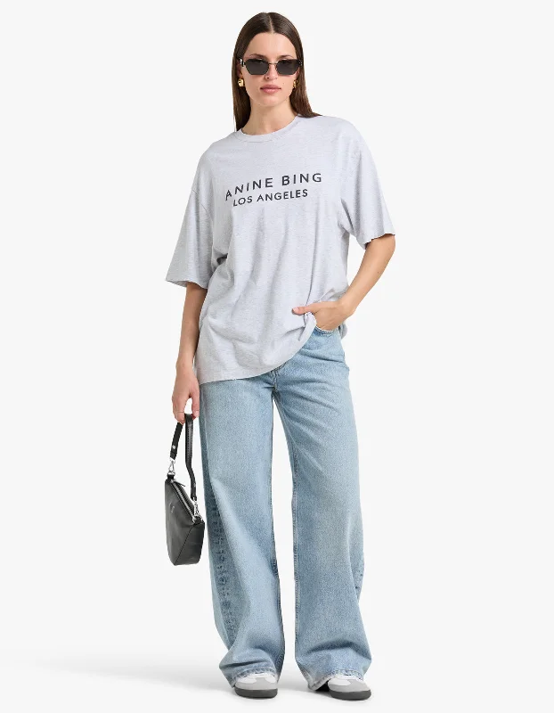 Women's Activewear Apparel Myers Tee Anine Bing - Heather Grey