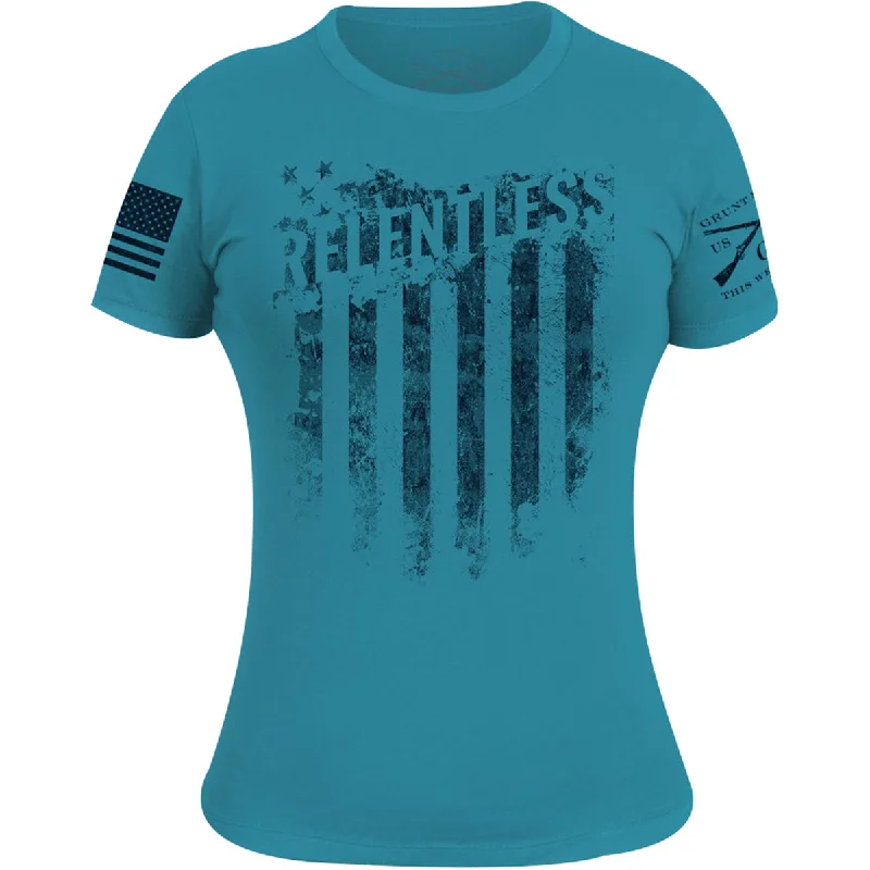 Women's Office Clothing Grunt Style Women's Relentless T-Shirt - Teal