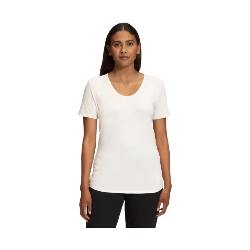 Women's Athletic Garments The North Face Women's Terrain Short Sleeve Scoop-Neck Tee - Gardenia White