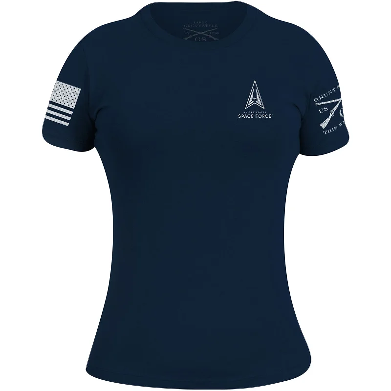 Women's Clothing For Special Occasions Grunt Style Women's USSF - Basic Logo T-Shirt - Midnight Navy