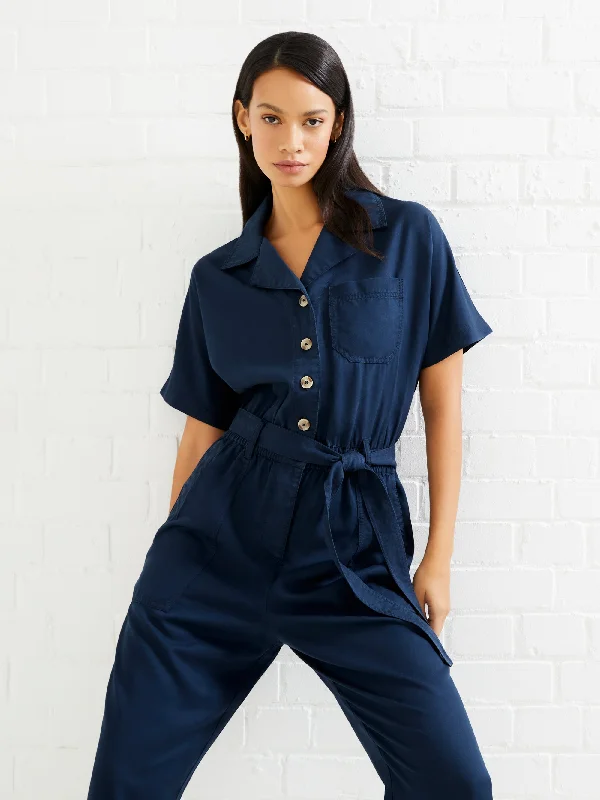 Stylish Outerwear Clothes For Women Elkie Twill Boiler Suit