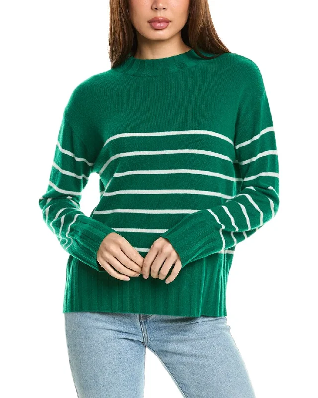 Women's Formal Event Outfit InCashmere Crewneck Cashmere Sweater