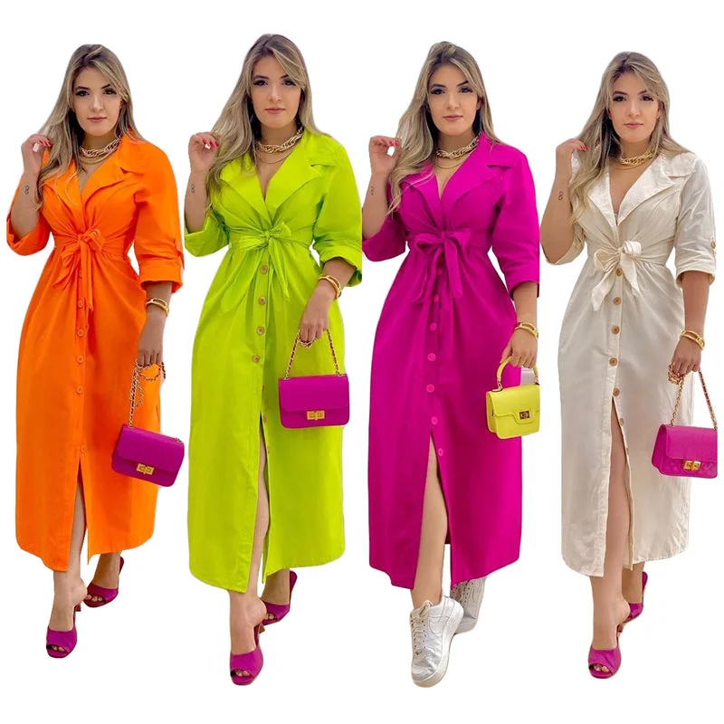 Women's Functional Outfit For Outdoor Activities 2023 new ladies classy spring autumn summer 2023 women winterbreaker long sleeve dress maxi women 2022 spring for women spring