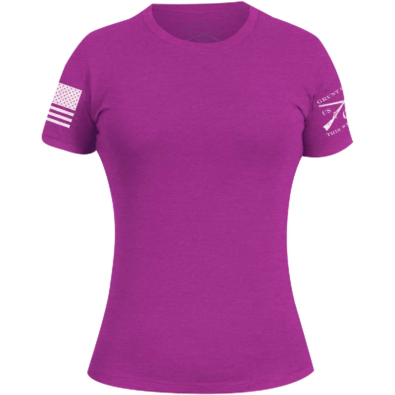 Women's Seasonal Apparel Grunt Style Women's Basic Crewneck T-Shirt - Lush