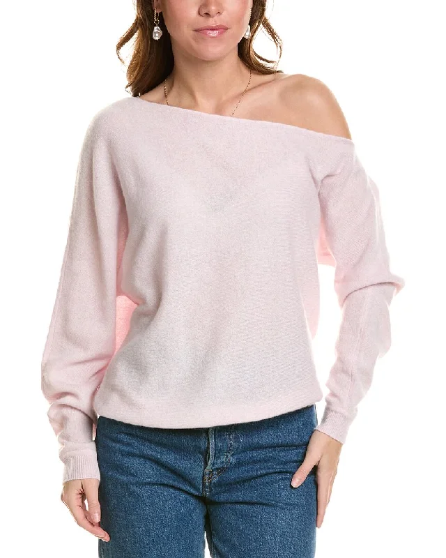 Women's Trendy Casual Outfit Minnie Rose Off-The-Shoulder Cashmere Sweater