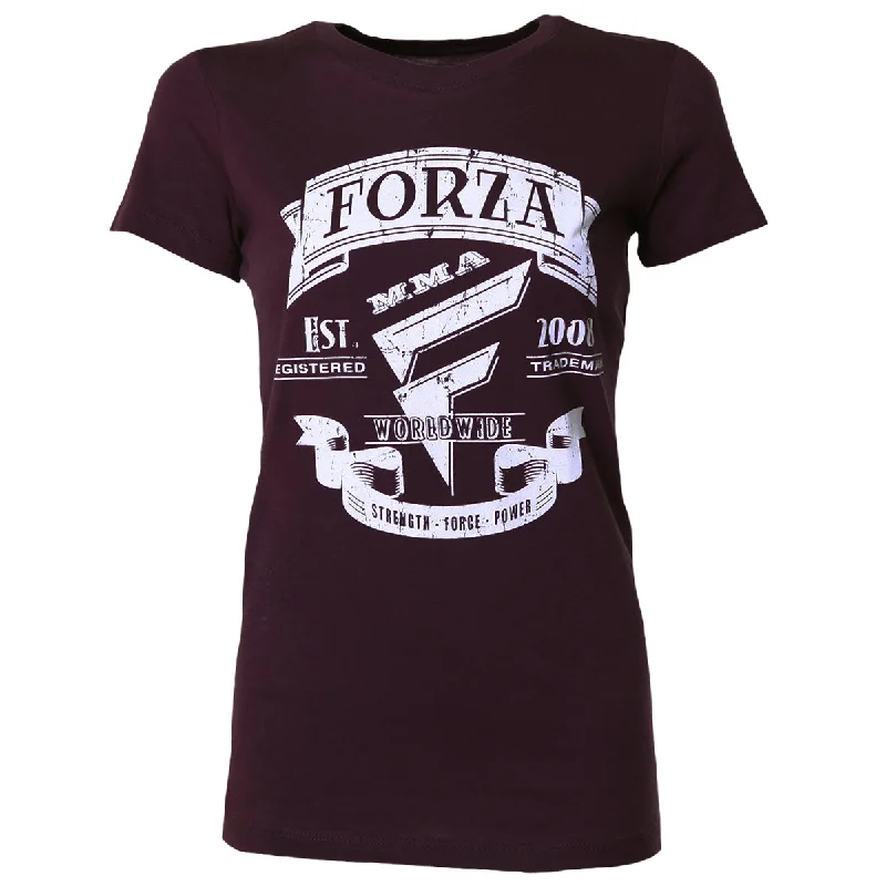 Women's Transitional Outfit Forza Sports Women's "Origins" MMA T-Shirt - Possibly Plum