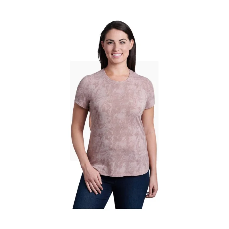 Women's Elegant Garments Kuhl Women's Konstance Short Sleeve Tee - Rose Ash Print - ONLINE STORE CREDIT/EXCHANGE ONLY