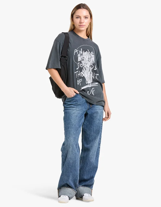 Women's Clothing Apparel Kent Tee Spirit - Washed Black