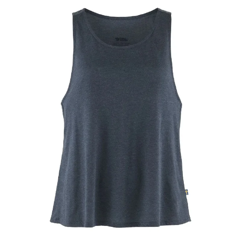 Women's Evening Wear Attire Fjallraven Womens High Coast Loose Tank Top Navy