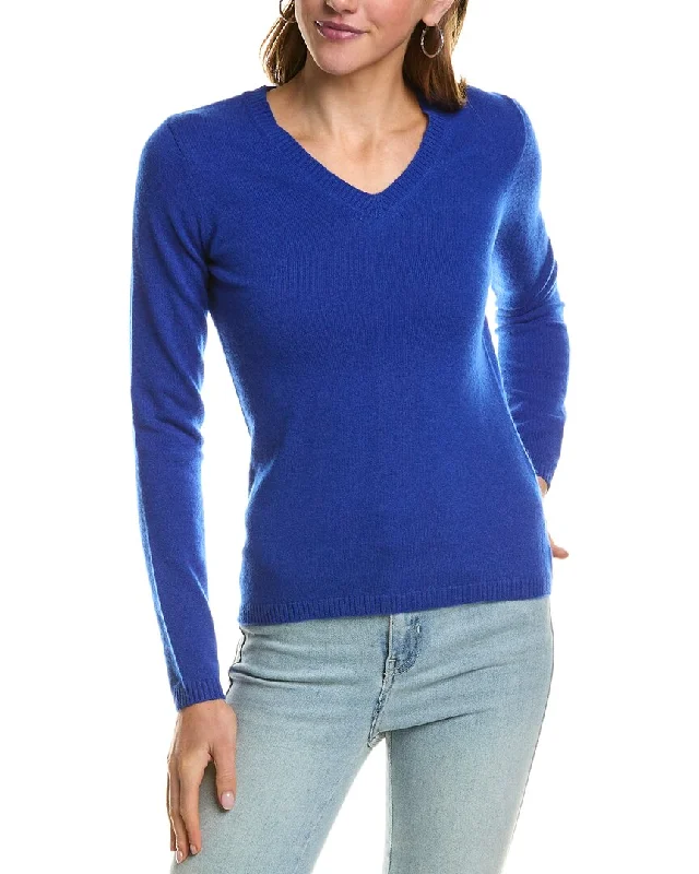 Chic Women's Garments InCashmere V-Neck Cashmere Sweater