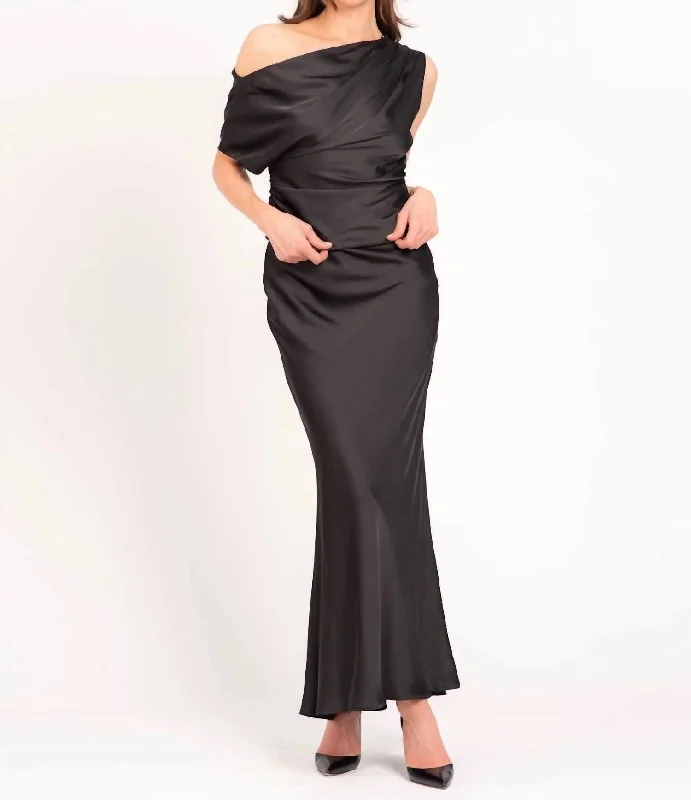 Women's Holiday Clothing Alicia Maxi Skirt In Black