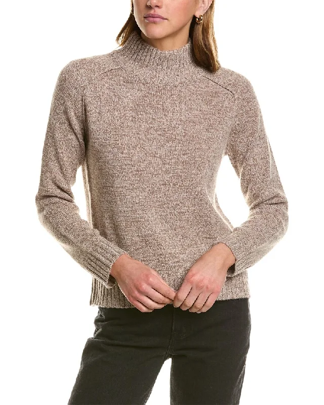 Women's Vacation Garments Hannah Rose Turtleneck Wool & Cashmere-Blend Sweater