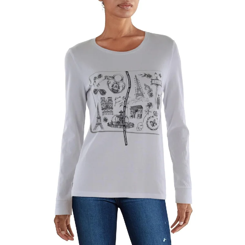 Women's Professional Attire Womens Graphic Tee Pullover Top