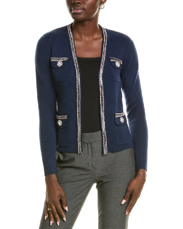 Comfortable Women's Attire sofiacashmere Wool-Blend Cardigan