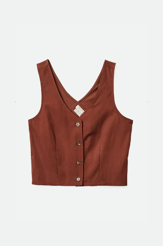 Charming Everyday Clothing For Women Polanco Tank in Sepia