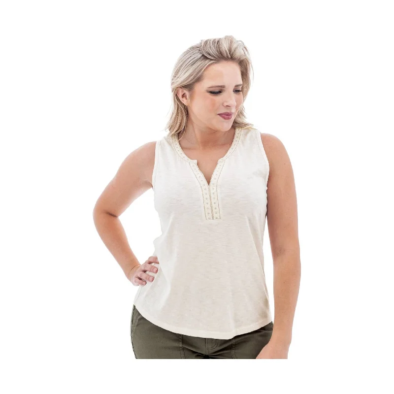 Women's Work Outfit For The Office Aventura Women's Ellis Tank Top - Egret