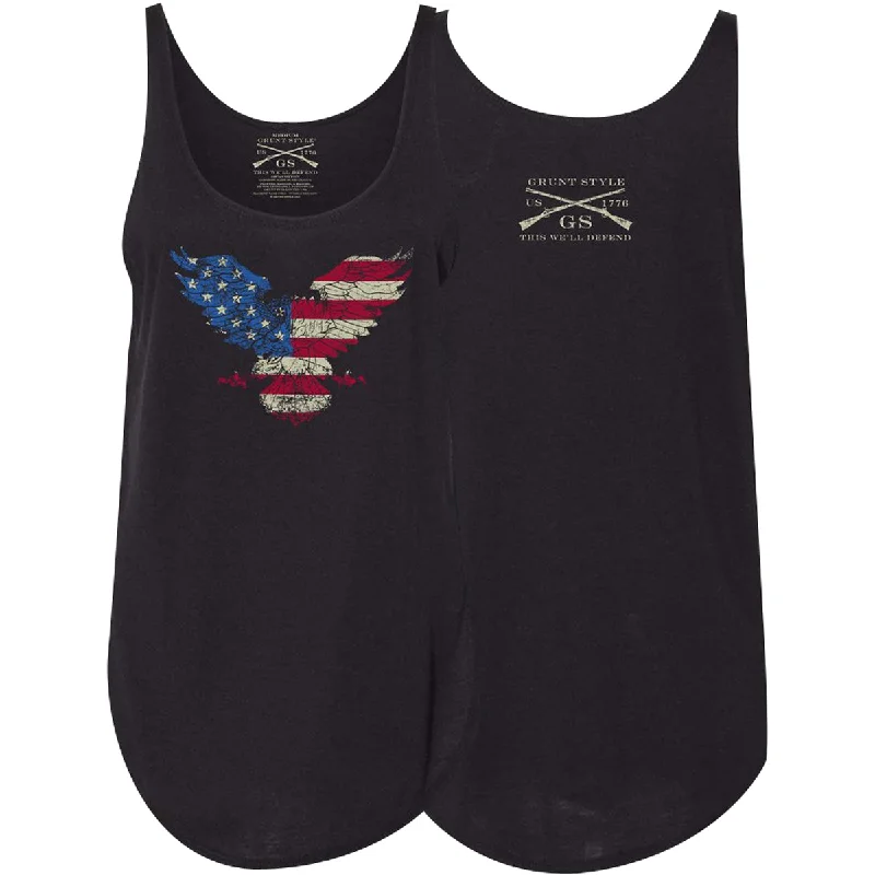 Women's Athletic Garments Grunt Style Women's Freagle Flowy Tank Top