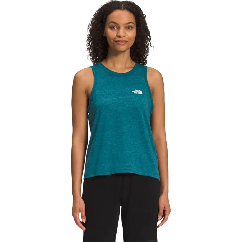 Women's Charming Outfit For Events The North Face Women's Simple Logo Tank - Blue Coral Heather