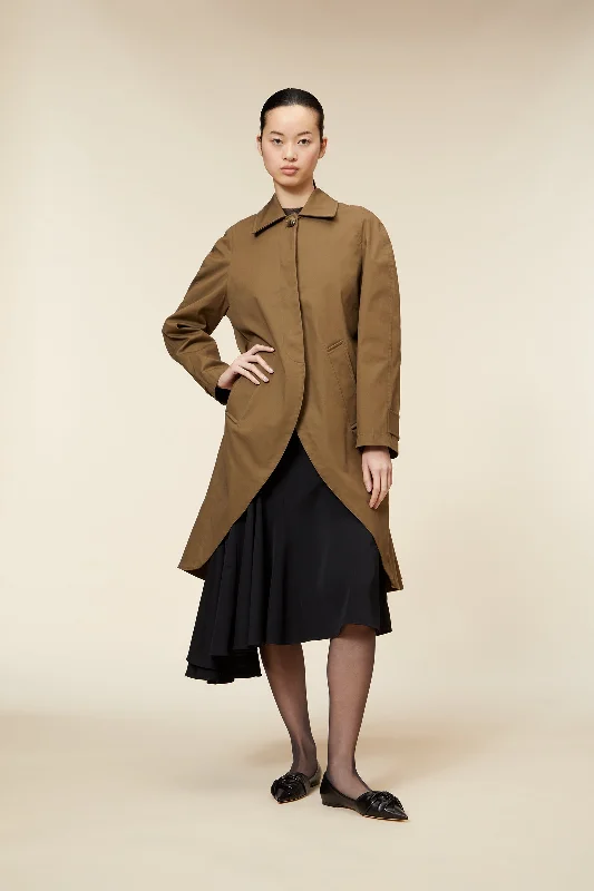 Modern Women's Clothes GODET TRENCHCOAT