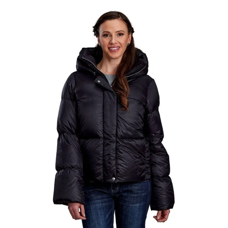 Women's Layered Outfit Roper Western Jacket Womens Quilted Puffer Black 03-098-0693-6005 BL