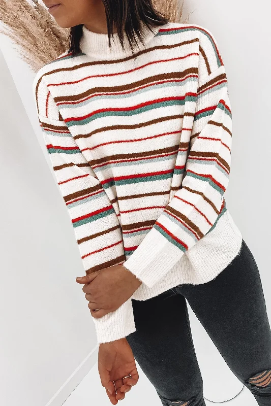 Women's Outerwear Garments Riley Stripe Knit Multi