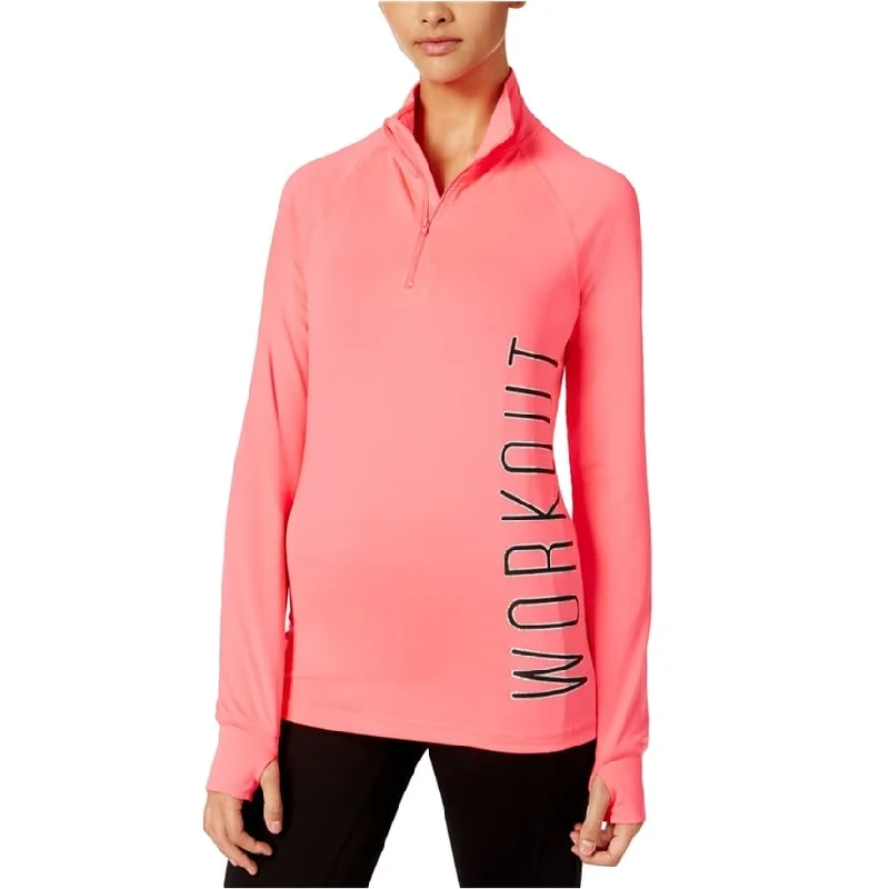 Luxury Women's Clothing Material Girl Womens Active Half-Zip Track Jacket, Pink, XX-Small