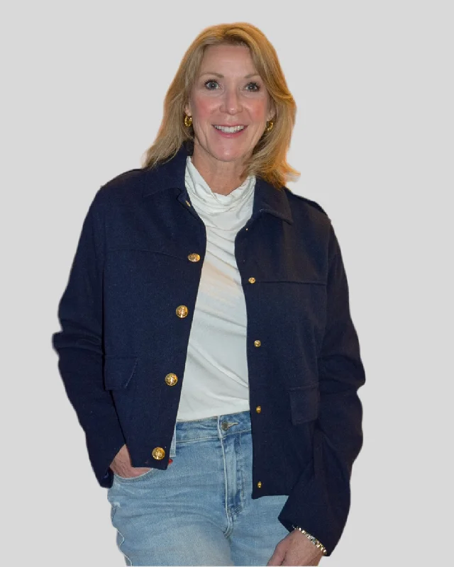 Women's Night-Out Outfit SAIL AWAY JACKET  - NAVY