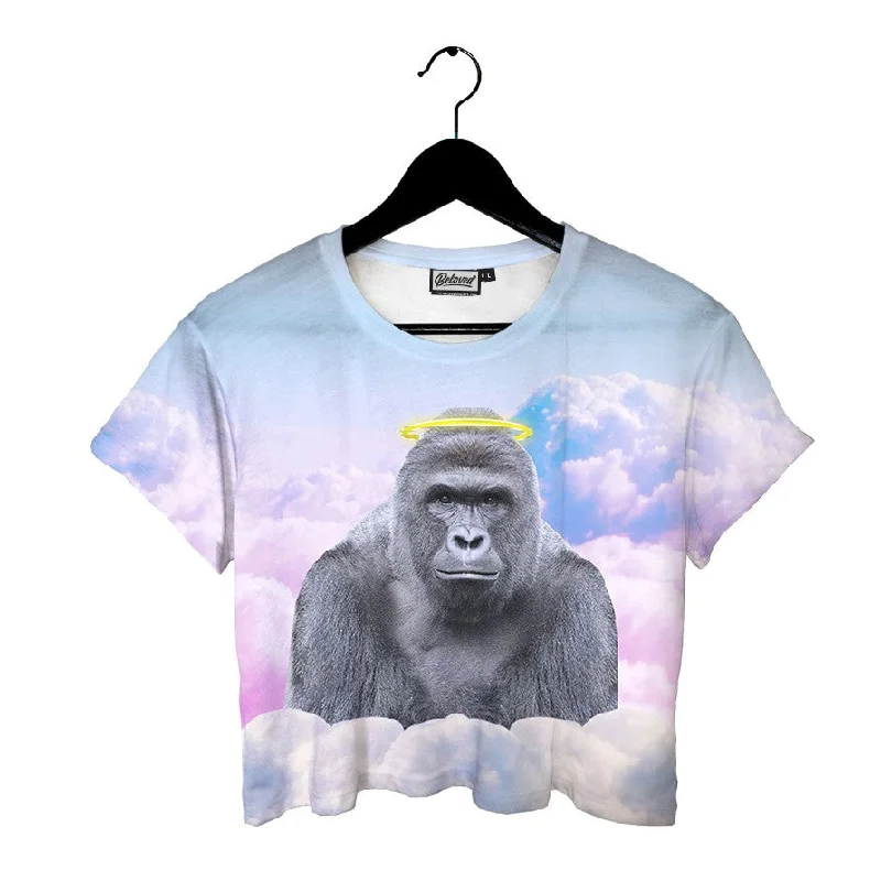 Charming Women's Clothes For Special Events Harambe Halo Crop Tee